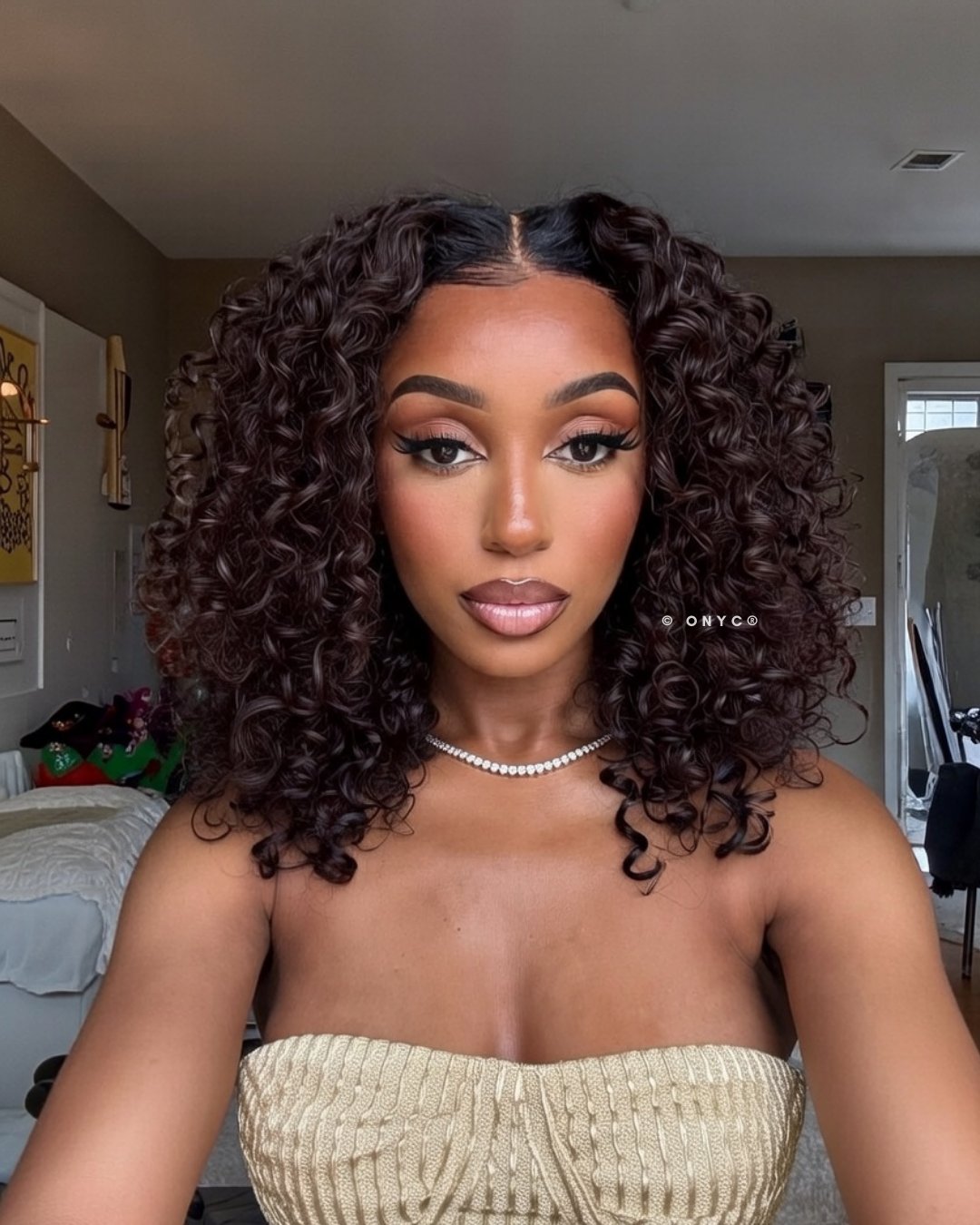 Frontal water curls